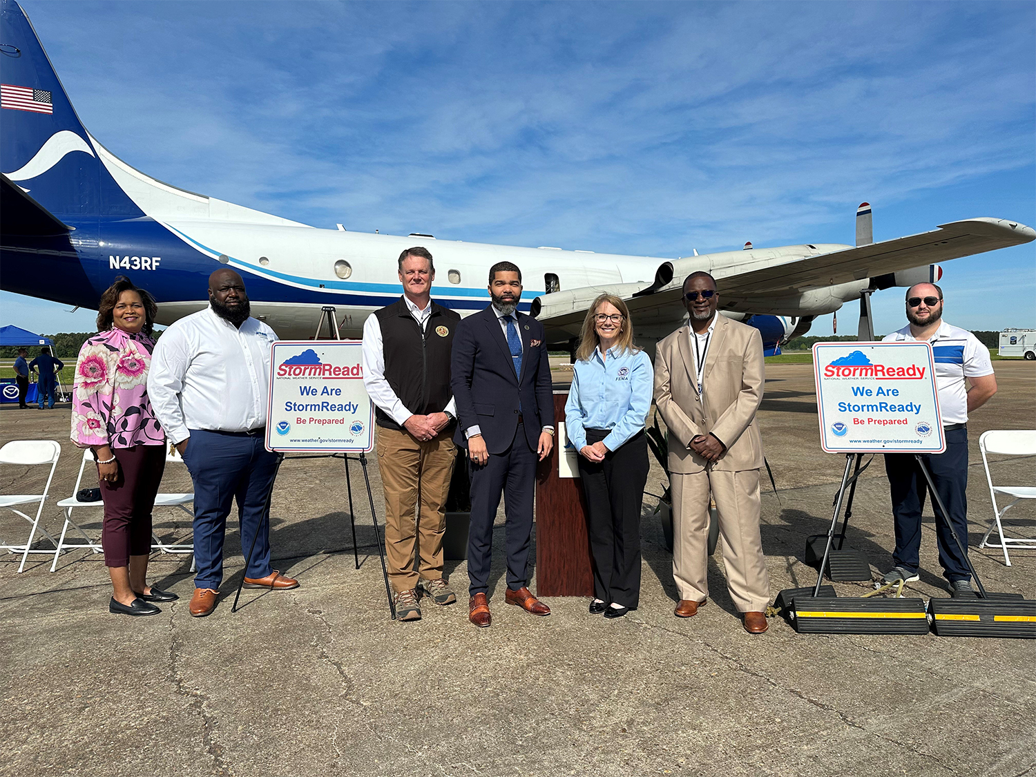 The Jackson-Medgar Wiley Evers International Airport (JAN) and Hawkins Field Airport (HKS) Designated as StormReady® by the National Weather Service